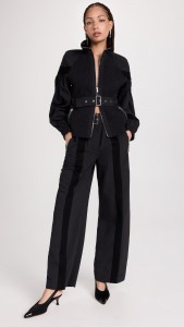 Casual Wide Leg Pants High Waist Straight-leg Pant