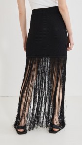 OEM Black fringe sexy elegant skirt