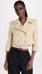 Fashion Casual Trench Coat Style Loose Short Jacket