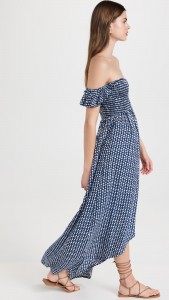 Causal Dress Off Shoulder Plaid Wrinkle Halter Maxi Dress