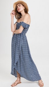 Causal Dress Off Shoulder Plaid Wrinkle Halter Maxi Dress