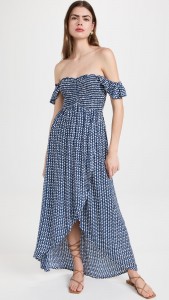 Causal Dress Off Shoulder Plaid Wrinkle Halter Maxi Dress