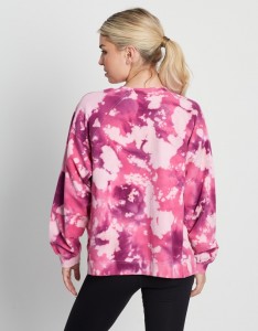 Relaxte hoodie met ronde hals