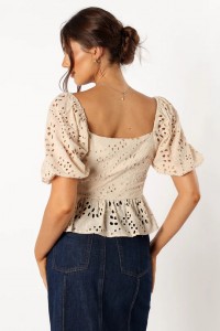 MADIE TOP – BEIGE