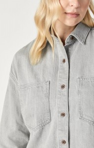 Oversized Denim Shirt