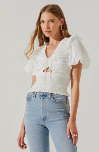 PUFF SLEEVE TOP